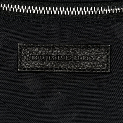 Burberry Nylon Check Print Abbeydale Simple Backpack Navy 5 of 8