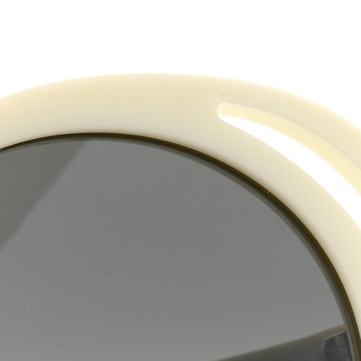 Chanel Acetate Round Sunglasses 71572A White 7 of 7