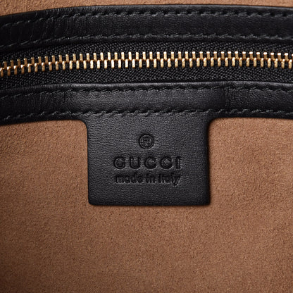 Gucci GG Supreme Monogram Medium Padlock Tote Black 6 of 9