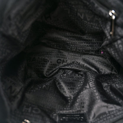 Chanel Lambskin Square Stitched Tote Black 5 of 10