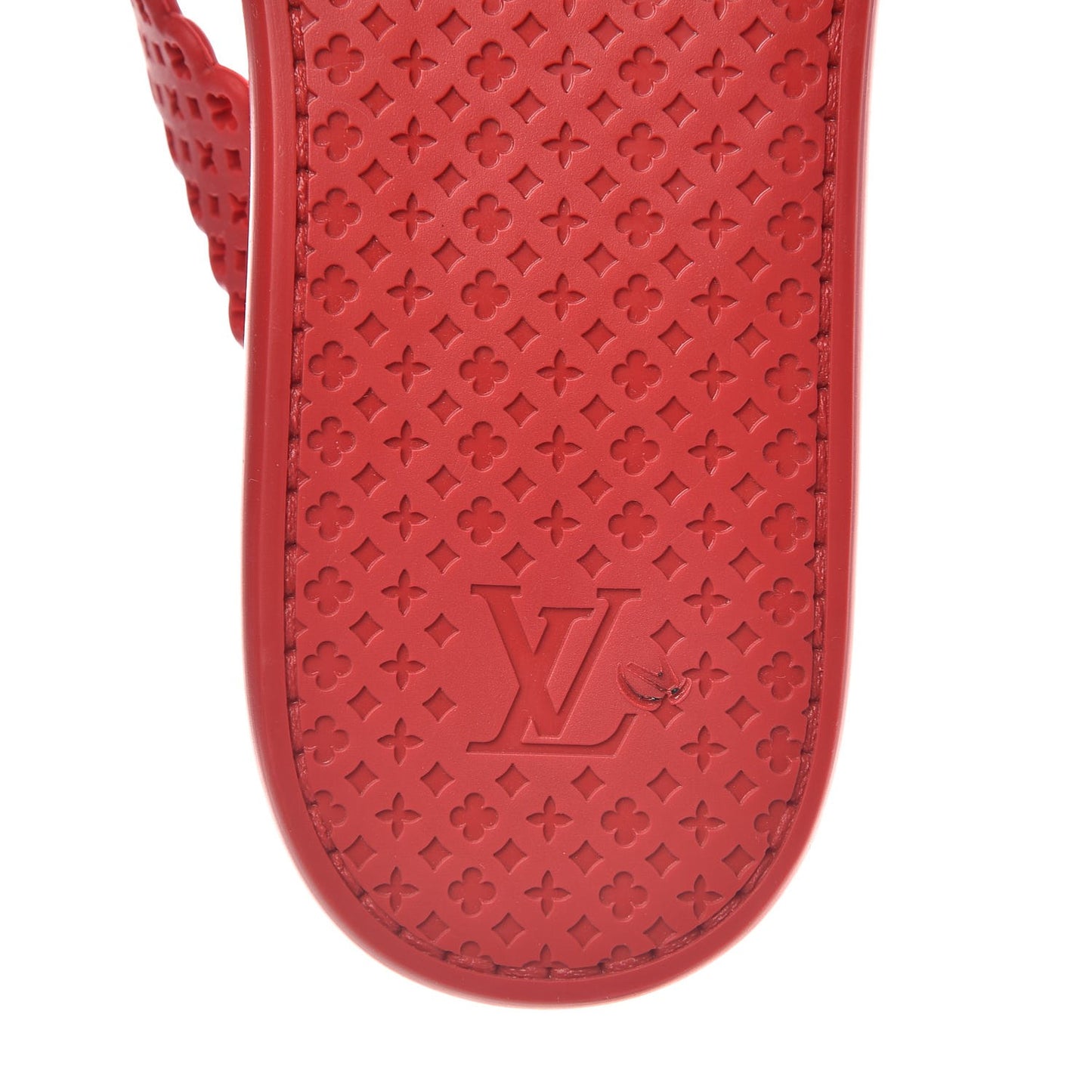 Rubber Tatoo Thong Sandals 37 Rouge
