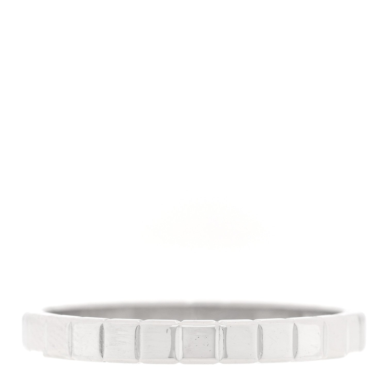 Chopard 18K White Gold Ice Cube Band Ring 53 6.5 1 of 4