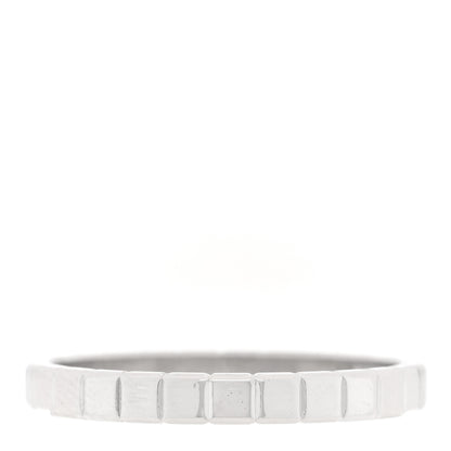 Chopard 18K White Gold Ice Cube Band Ring 53 6.5 1 of 4