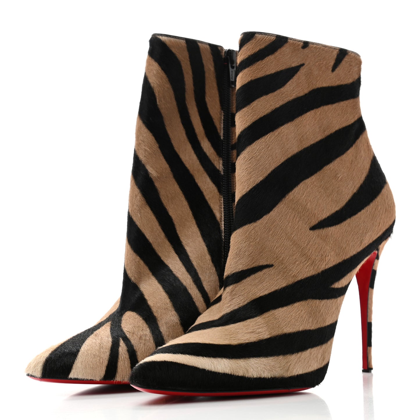 Calf Hair Zebra Print So Kate 100 Ankle Boots 39 Dune Black