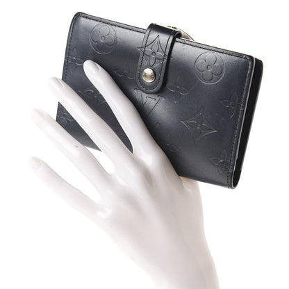 Louis Vuitton Mat Monogram French Purse Wallet Blue 2 of 8