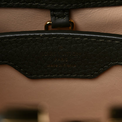 Louis Vuitton Taurillon Flowers Capucines BB Khaki 6 of 8