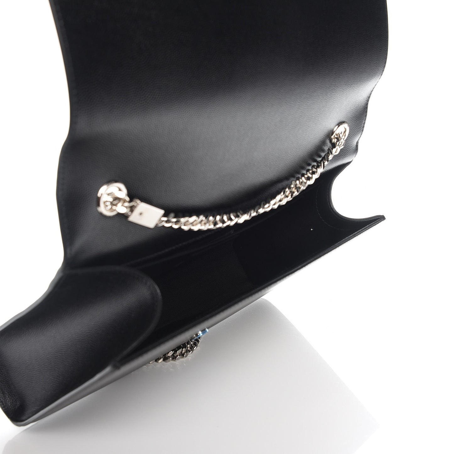 Grain De Poudre Large Classic Monogram Kate Satchel Black