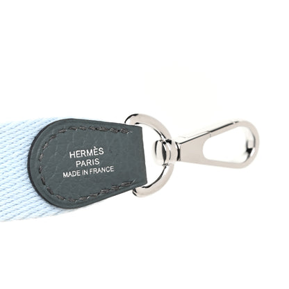 Hermes Taurillon Clemence Amazone Evelyne TPM Bleu Orage Bleu Brume 9 of 10