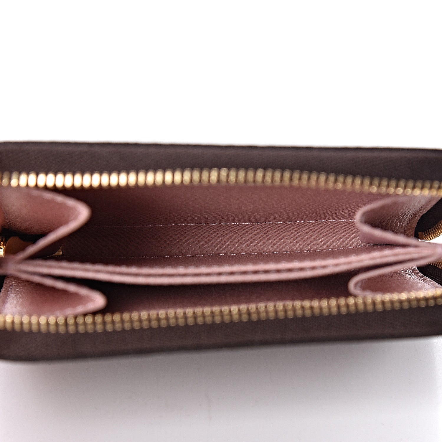 Louis Vuitton Damier Ebene Zippy Coin Purse Rose Ballerine 5 of 7