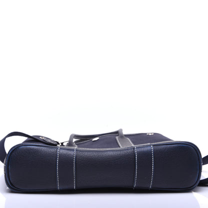 Hermes Toile Negonda Garden File PM Bleu Marine 10 of 12