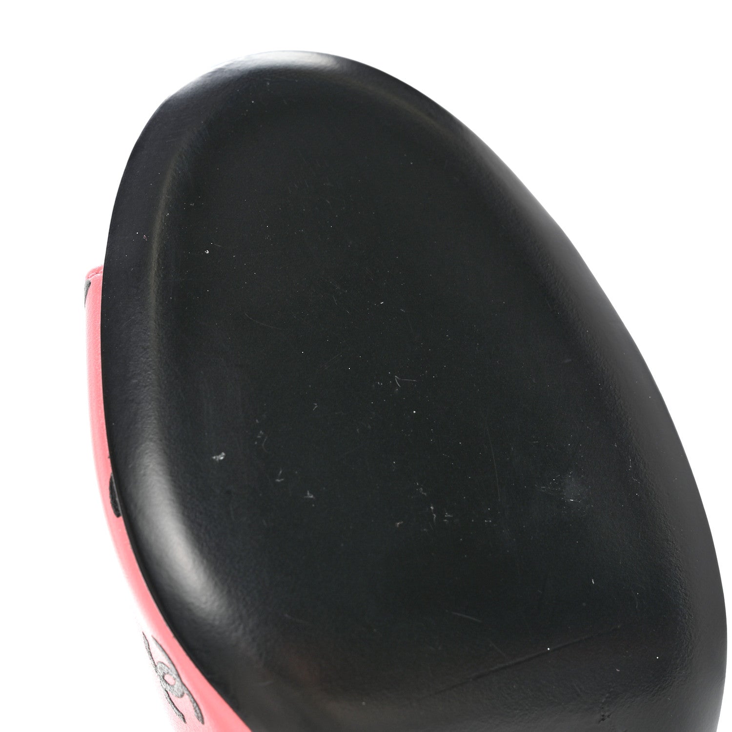 Chanel Lambskin Printed CC Sandals 39 Pink Black 9 of 13