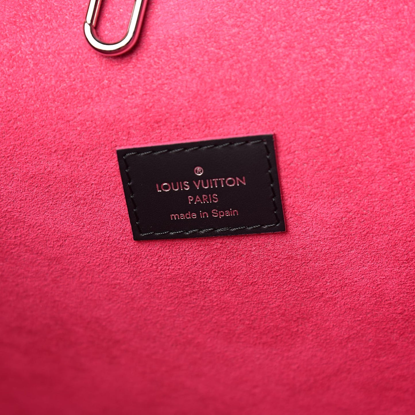 Epi Neverfull MM Black Hot Pink