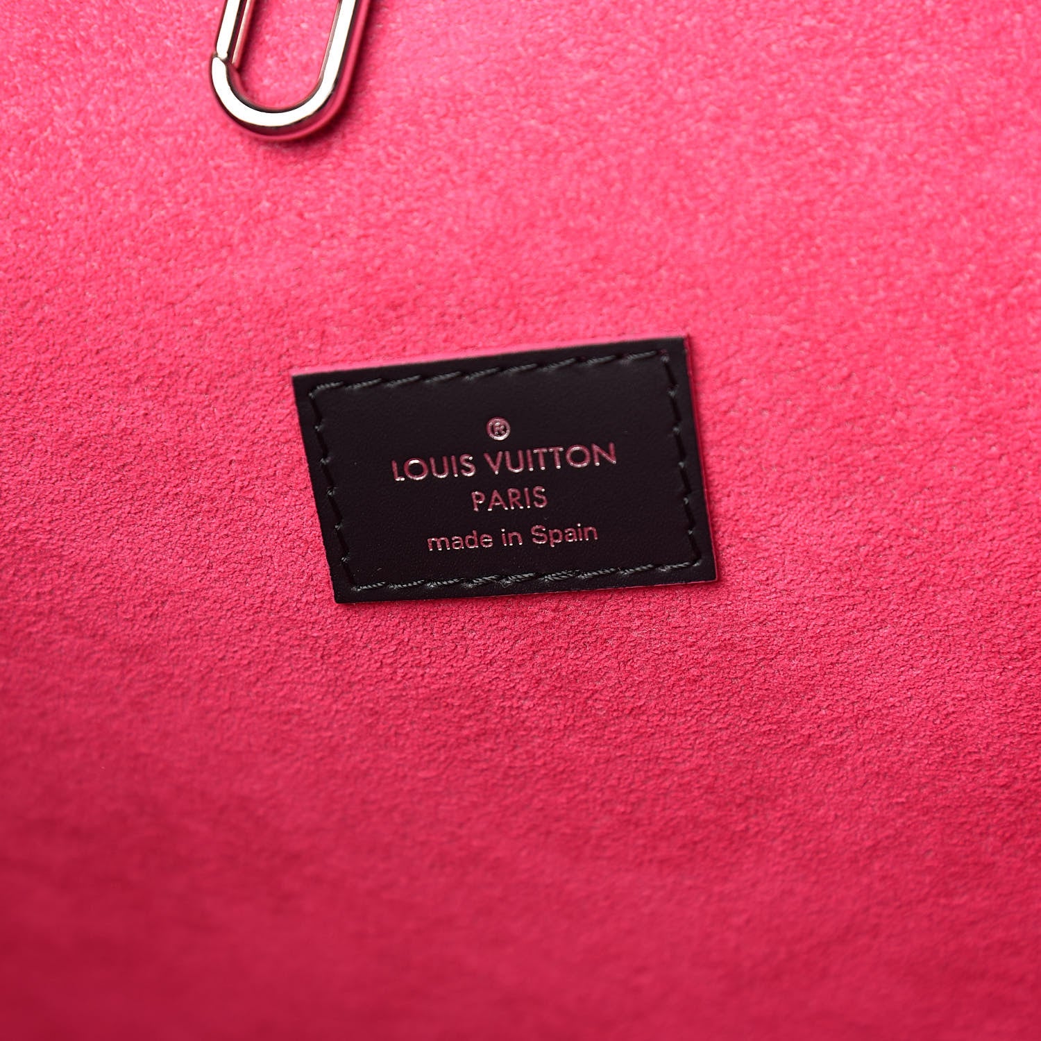 Louis Vuitton Epi Neverfull MM Black Hot Pink 7 of 11