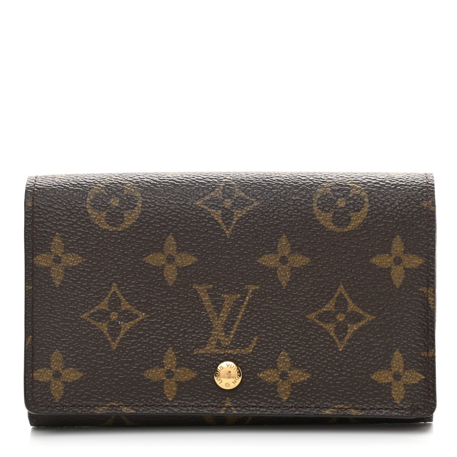 Louis Vuitton Monogram Porte-Monnaie Tresor Wallet 1 of 7