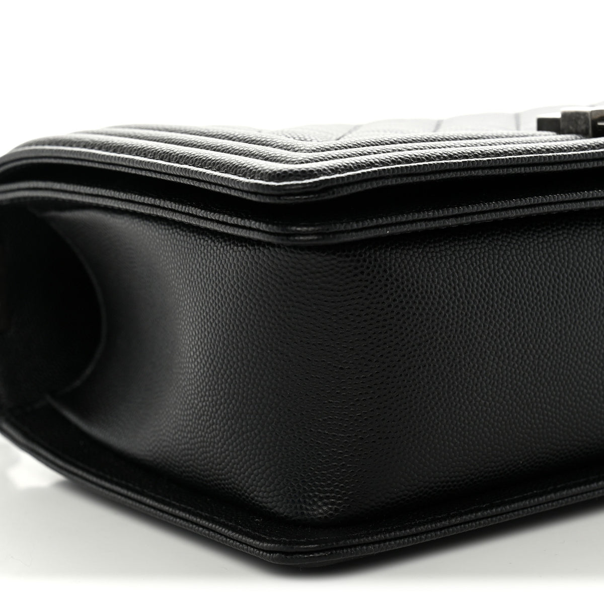 Chanel Caviar Quilted Medium Boy Flap Black 9 of 10