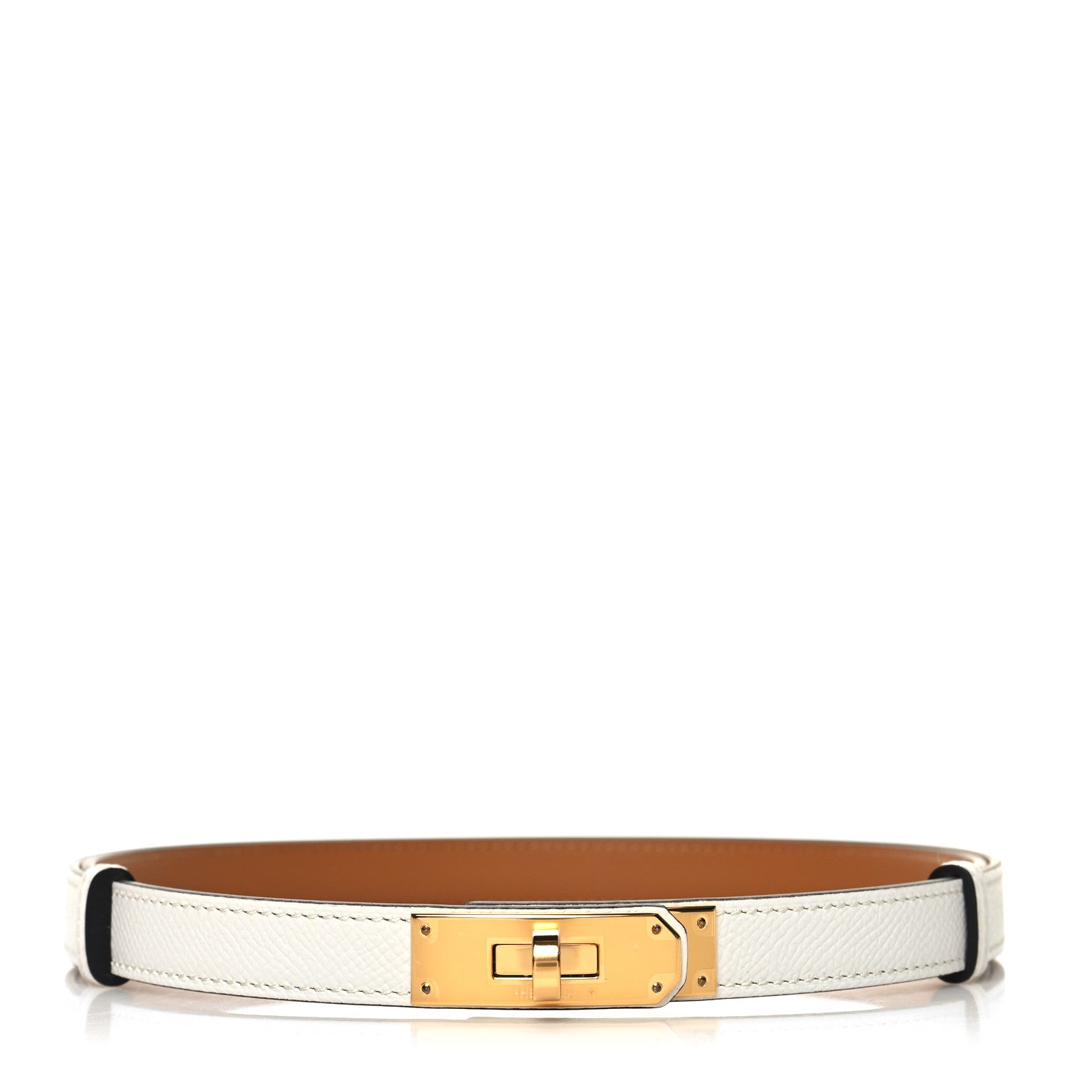 Hermes Epsom Kelly Belt White 1 of 4