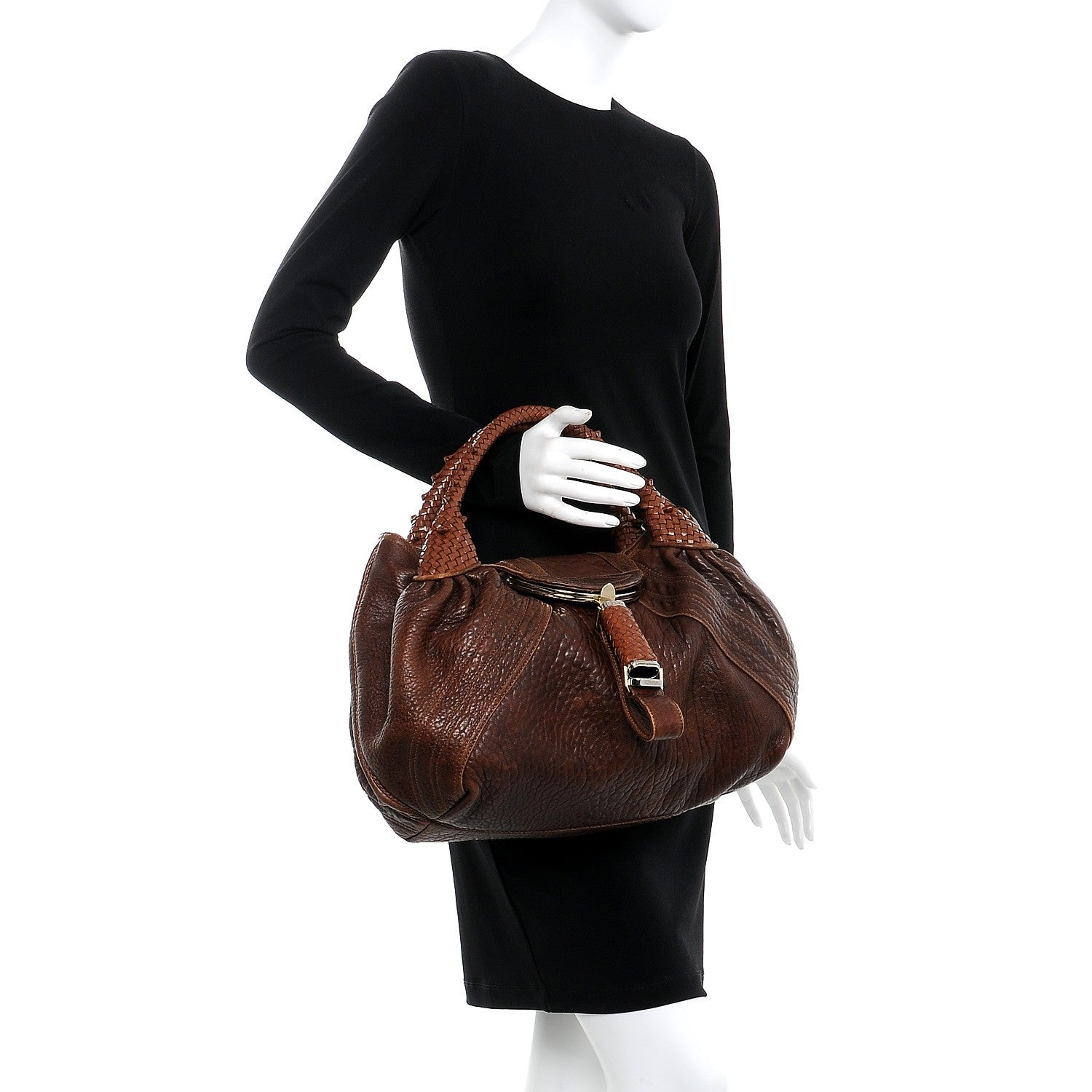 Fendi Nappa Nuvolata Spy Cognac 2 of 21