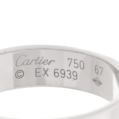 Cartier 18K White Gold 5.5mm LOVE Ring 67 12 4 of 4