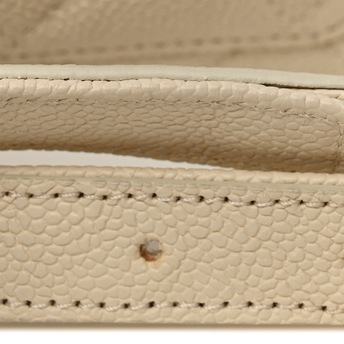 Caviar Quilted Waist Bag White