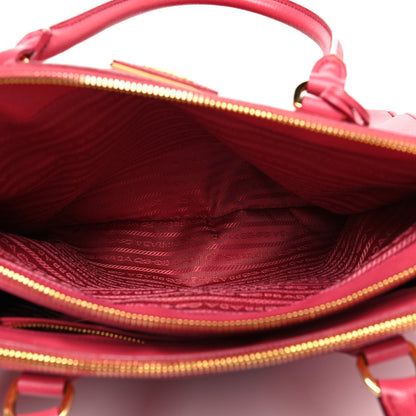 Prada Saffiano Large Galleria Double Zip Tote Peonia 6 of 19