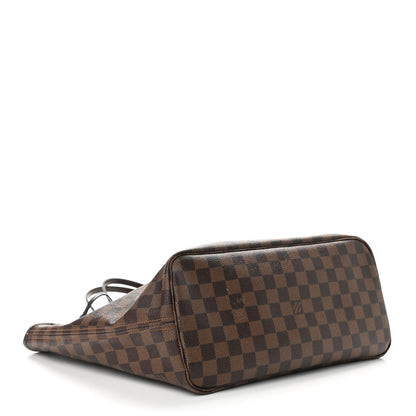 Louis Vuitton Damier Ebene Neo Neverfull MM Rose Ballerine 5 of 11