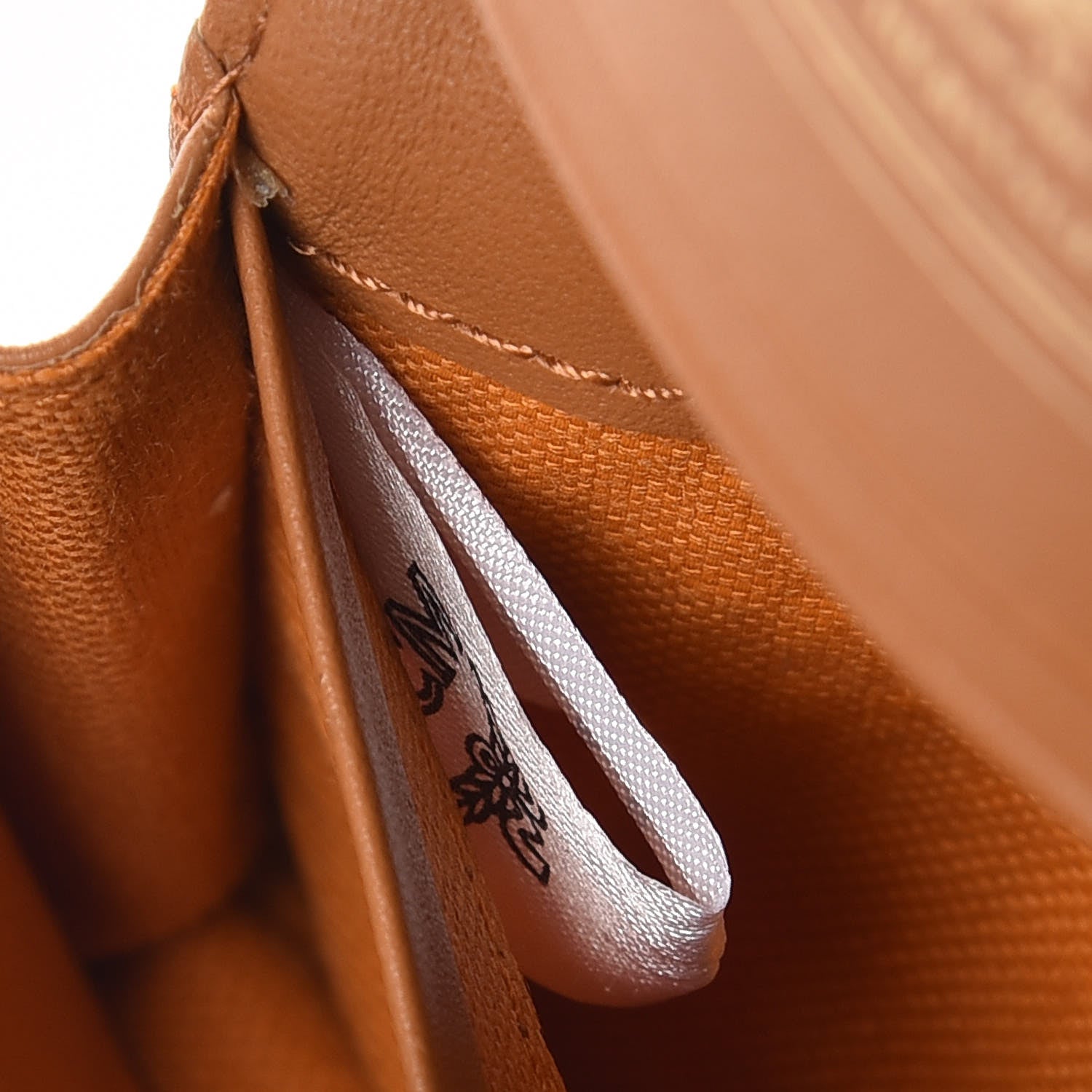 MCM Visetos Heritage Card Case Cognac 9 of 10