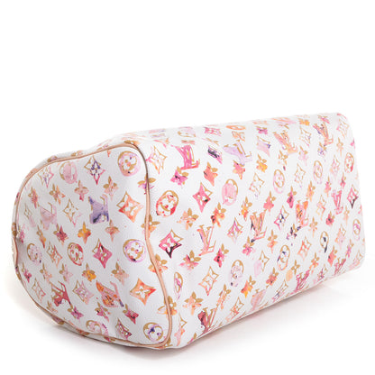 Louis Vuitton Watercolor Aquarelle Speedy 35 White 5 of 8