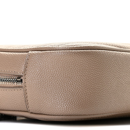 Saint Laurent Grain De Poudre Matelasse Monogram Mini Lou Camera Bag Gold Sand 8 of 10