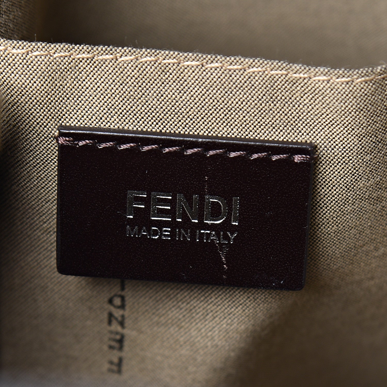 Fendi Zucca Spalmati Messenger Bag Grey 5 of 9