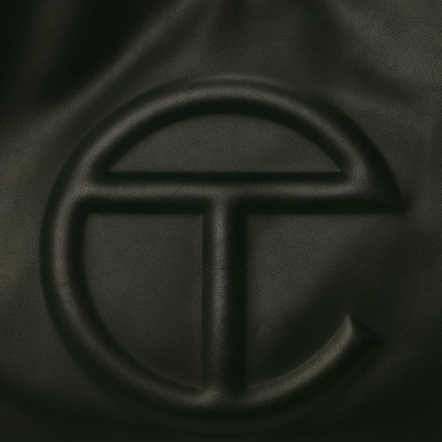 Vegan Leather Medium Shopping Bag Dark Olive