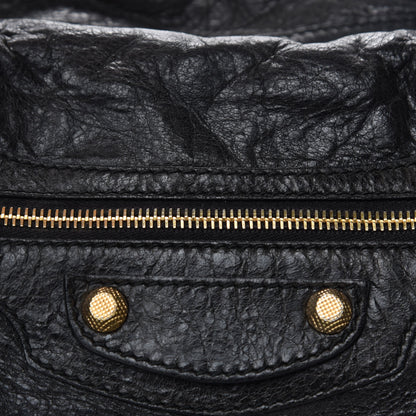 Balenciaga Agneau Giant 12 Gold Hardware Boston Black 12 of 12