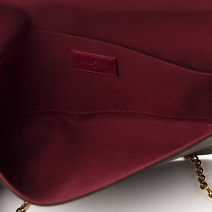 Louis Vuitton Monogram Pochette Felicie Chain Wallet Fuchsia 5 of 14