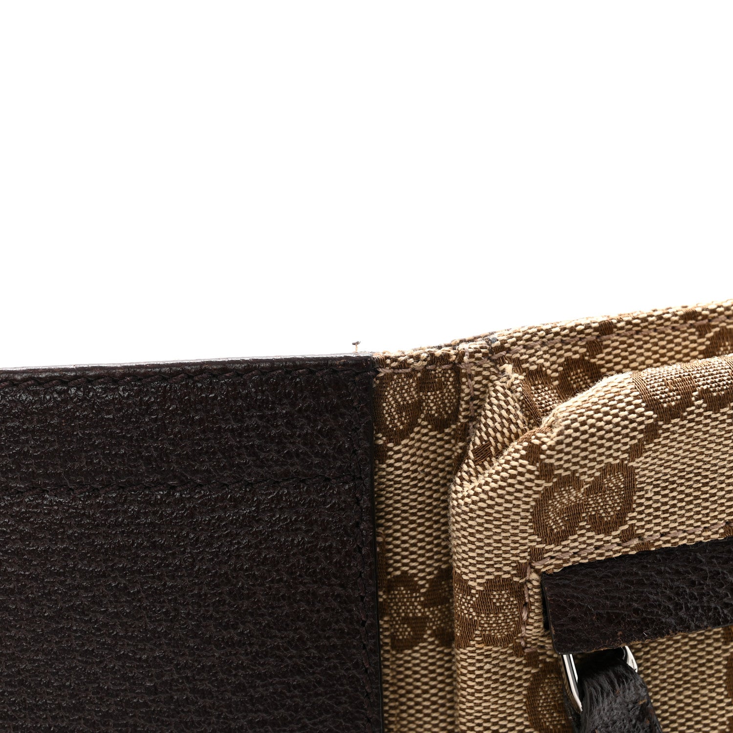 Gucci GG Monogram Double Pocket Belt Bag Dark Brown 11 of 13