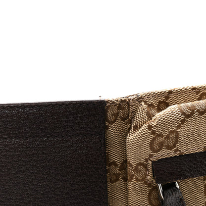 Gucci GG Monogram Double Pocket Belt Bag Dark Brown 11 of 13