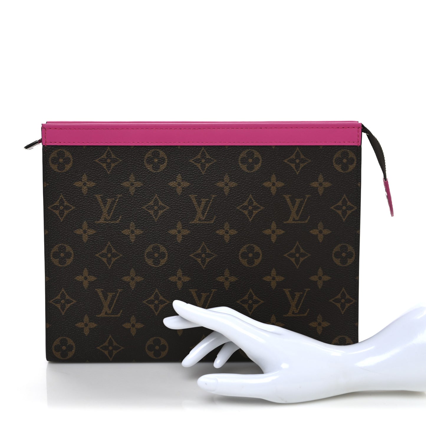Monogram Macassar Pochette Voyage MM Fuchsia