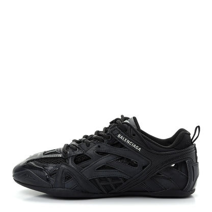 Balenciaga Mesh Rubber Womens Drive Sneakers 37 Black 1 of 11