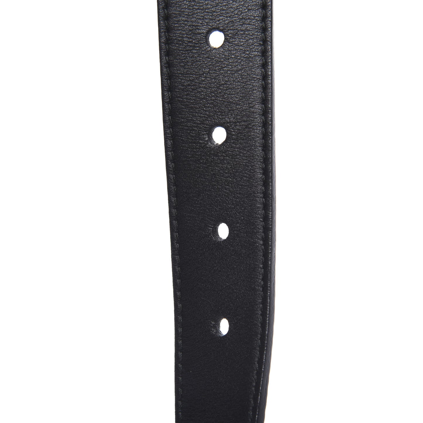 Calfskin Studded Web Belt 95 38 Black