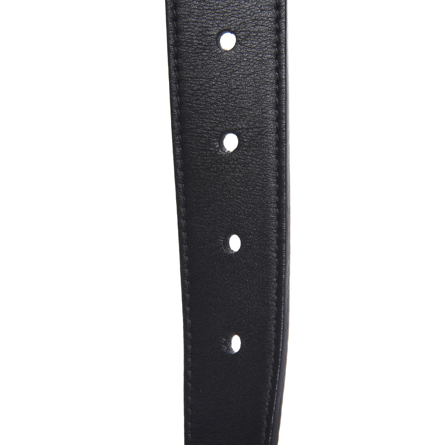Gucci Calfskin Studded Web Belt 95 38 Black 5 of 5