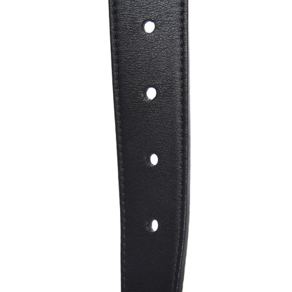 Gucci Calfskin Studded Web Belt 95 38 Black 5 of 5