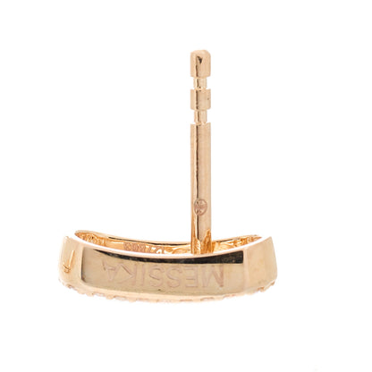 Messika 18K Rose Gold Diamond Move Uno Earrings 4 of 5