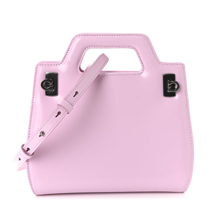 Salvatore Ferragamo Brushed Calfskin Mini Wanda Top Handle Bag Bubble Gum 1 of 8