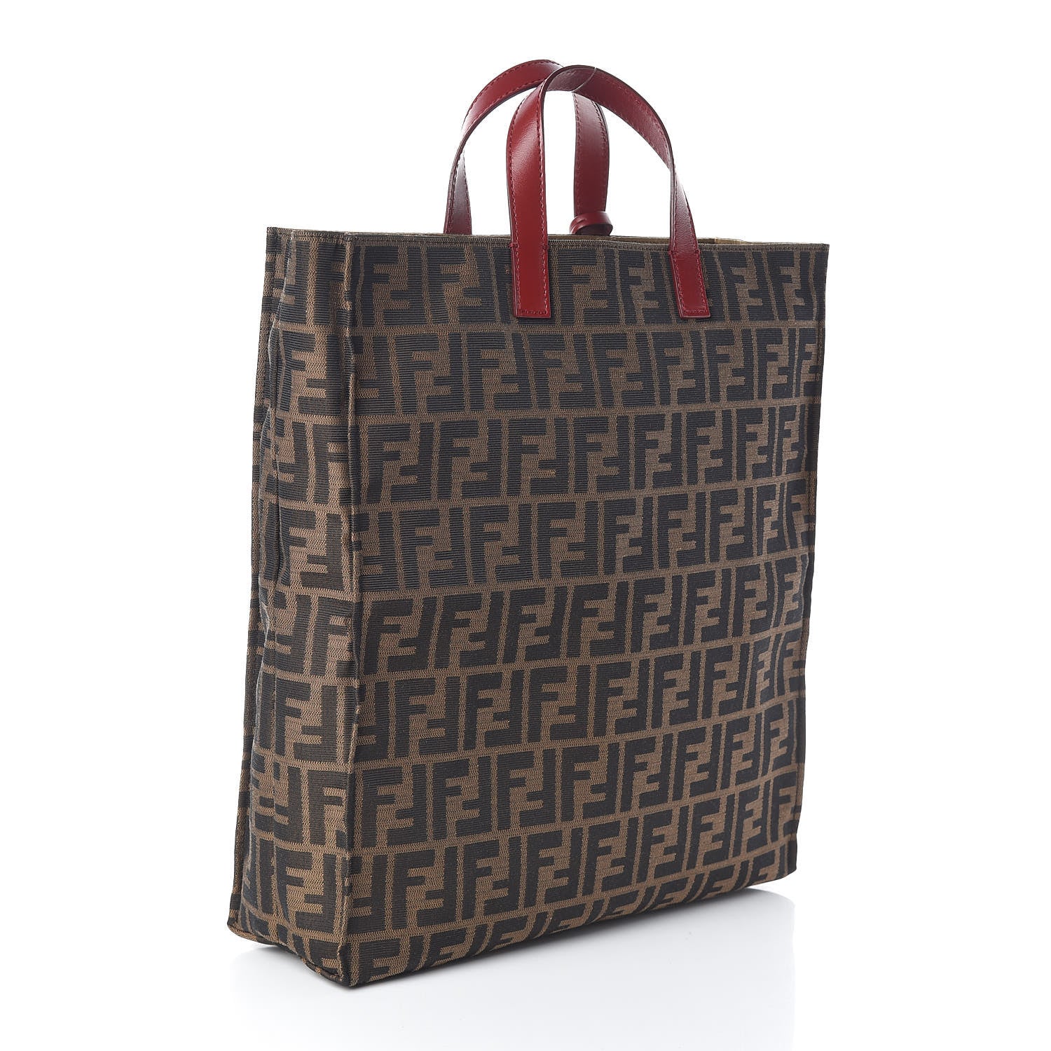 Fendi Zucca Special Shopping Tote Tobacco Granada 3 of 10