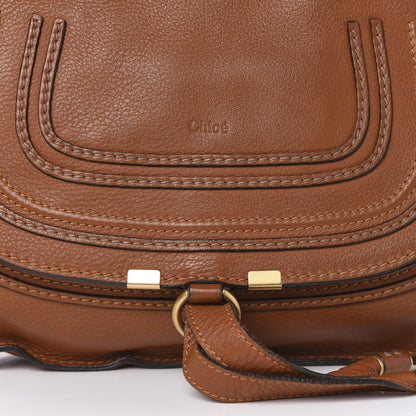 Chloe Calfskin Medium Marcie Satchel Tan 18 of 18