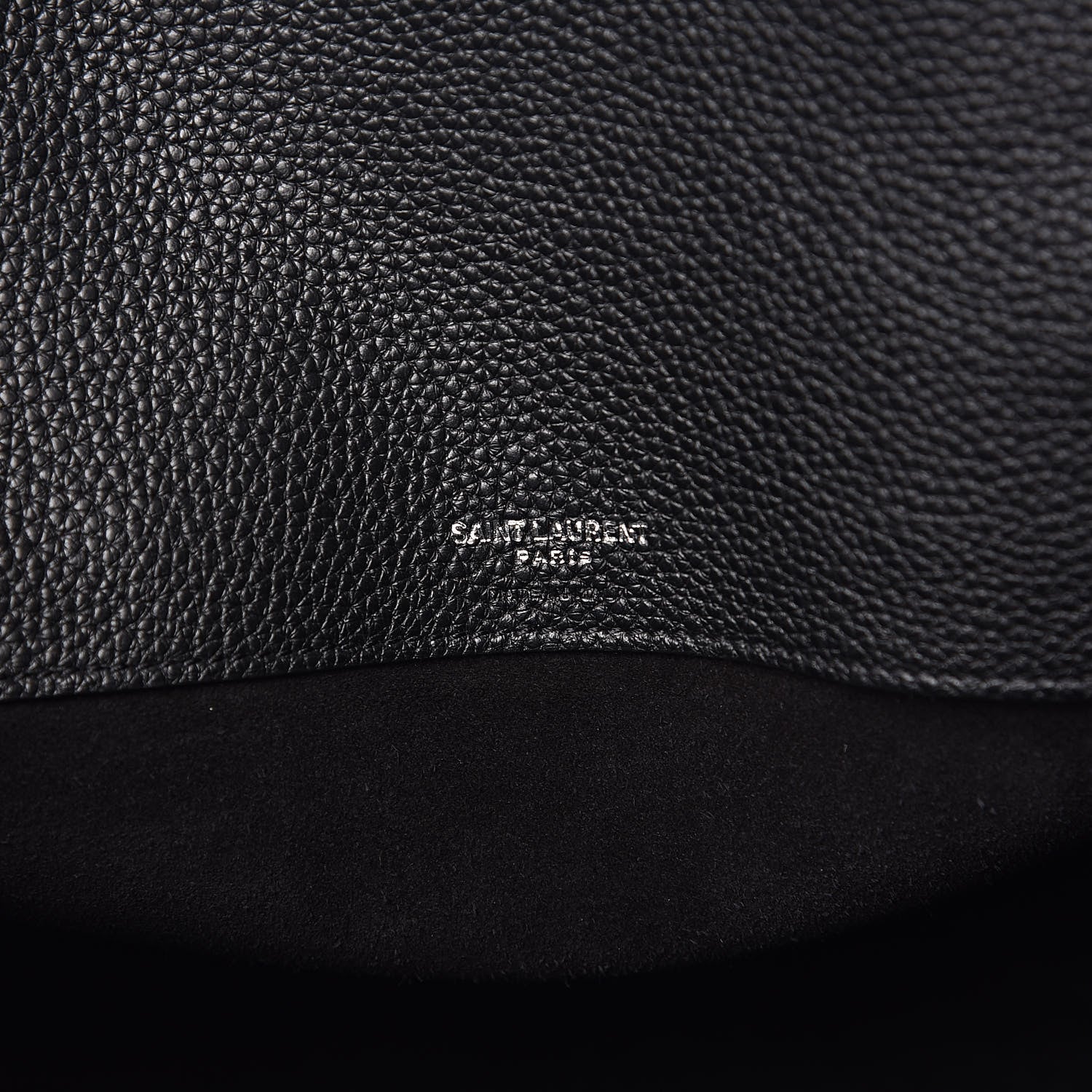 Saint Laurent Grained Calfskin Large Souple Sac De Jour Black 6 of 12