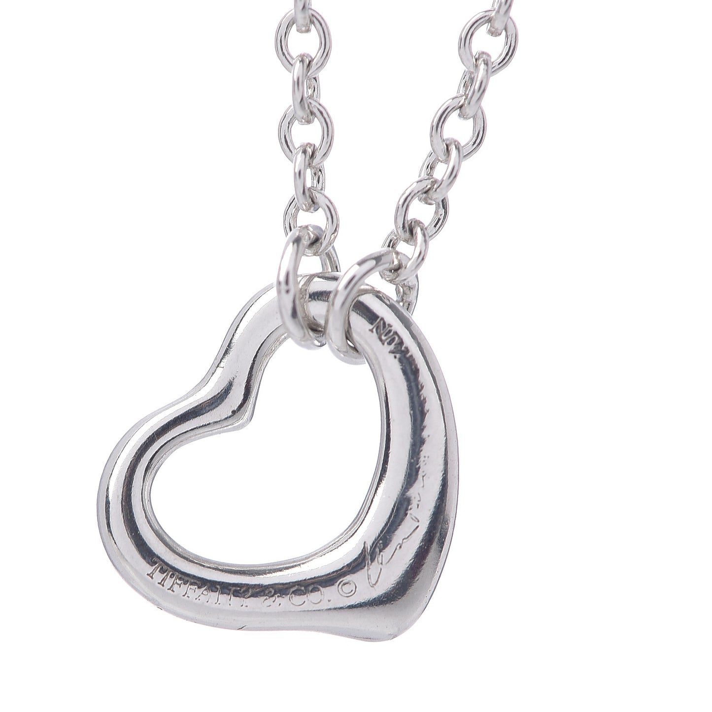 Sterling Silver Elsa Peretti Open Heart Bracelet