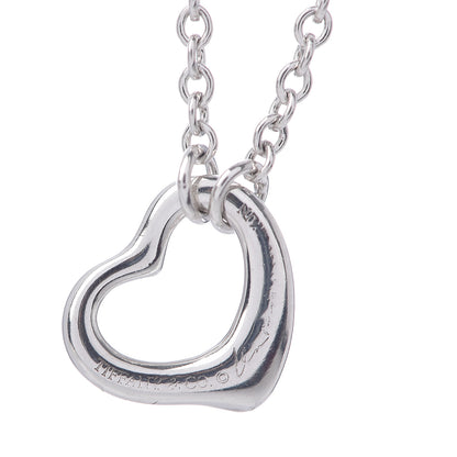 Tiffany Sterling Silver Elsa Peretti Open Heart Bracelet 4 of 4