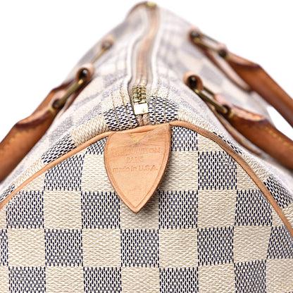 Louis Vuitton Damier Azur Speedy 30 11 of 23
