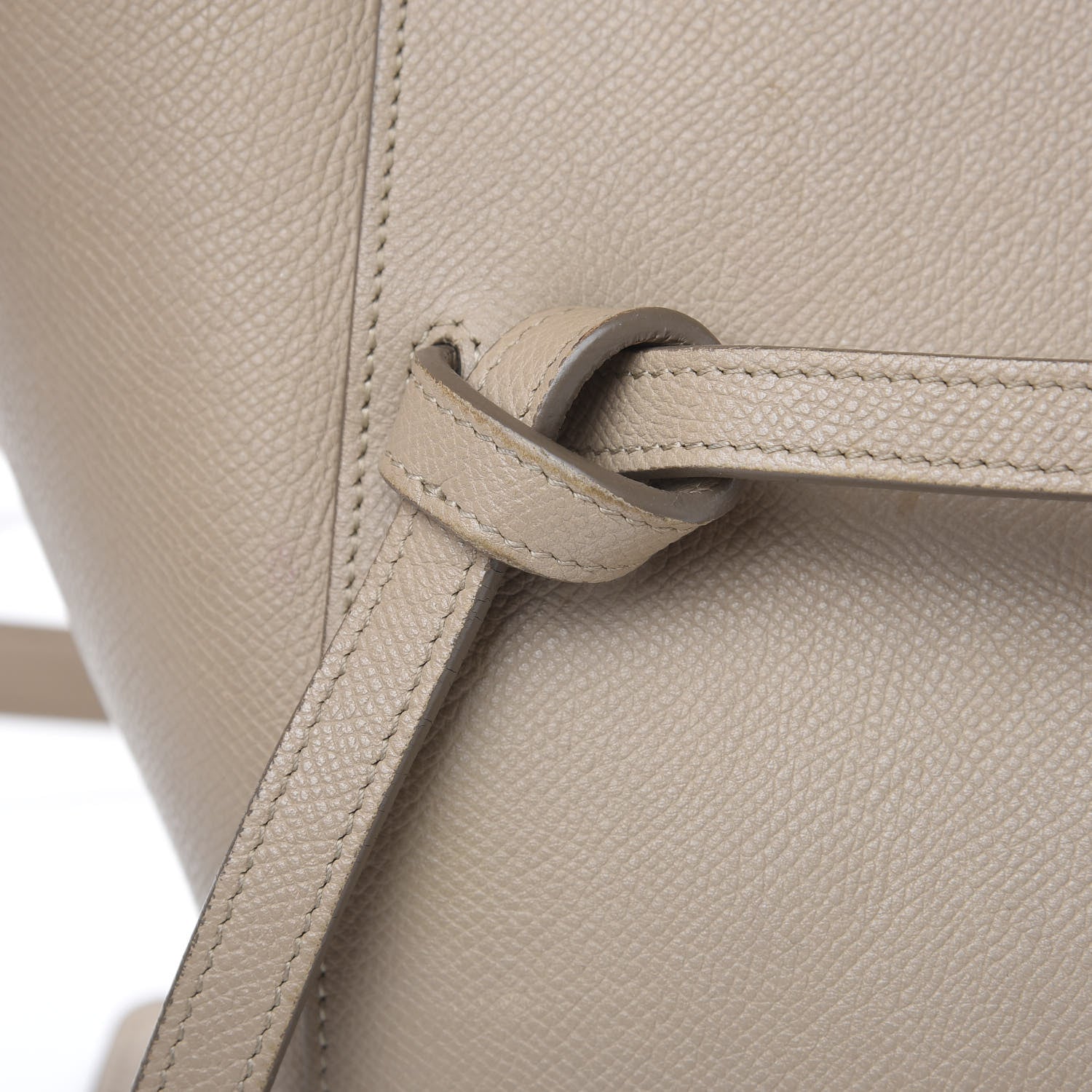 Celine Grained Calfskin Mini Belt Bag Dune 9 of 21