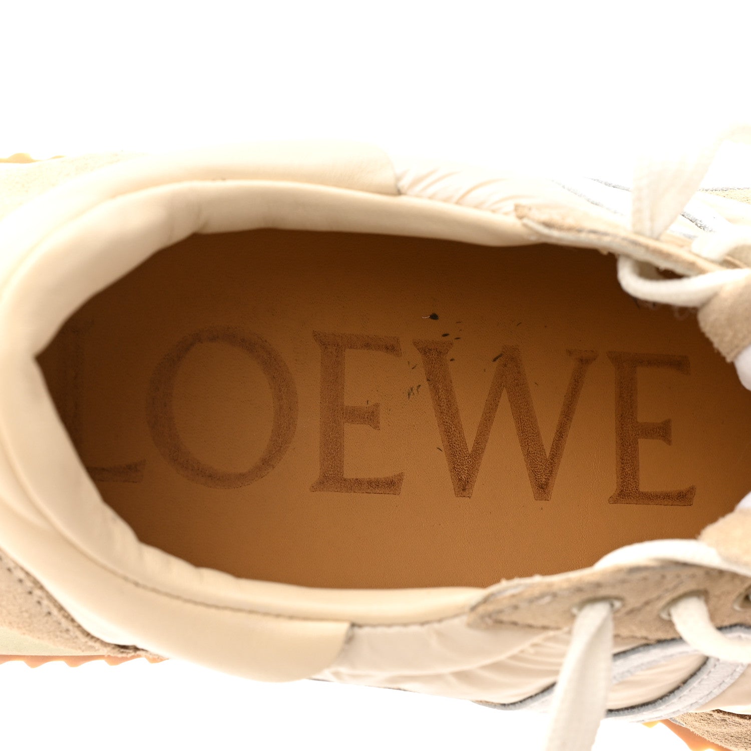 Loewe Nylon Suede Flow Runners Sneakers 37 Beige 7 of 11