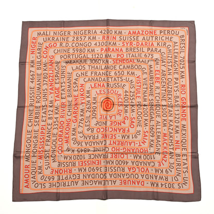 Hermes Silk Les Sources De La Vie Scarf 90 1 of 4